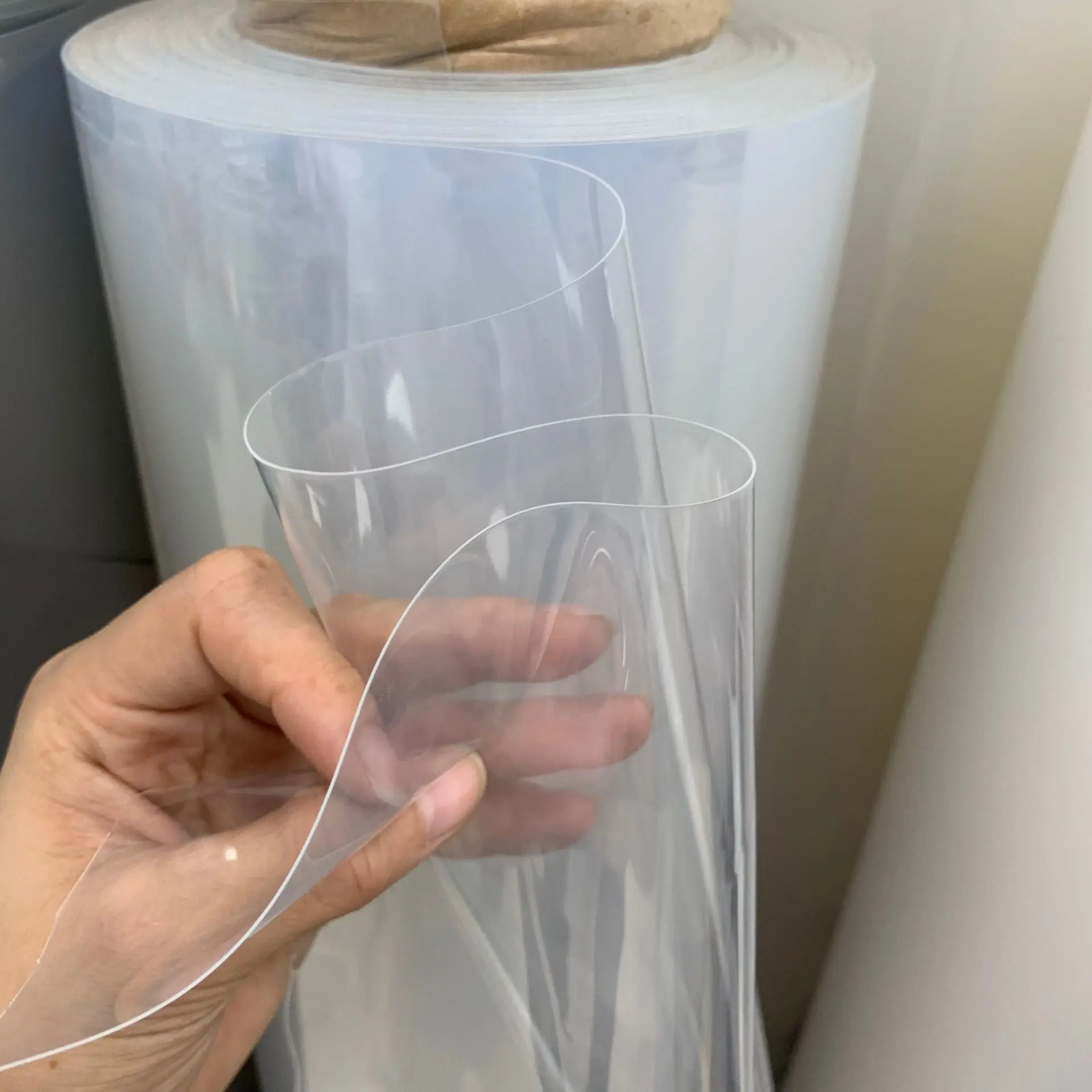 0.2mm/0.5mm/0.8mm/1mm/1.5mm Rigid Thermoforming EVA Plastic Film Roll Transparent Sheet EVA Film Sheet Material Super Clear