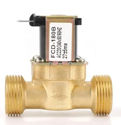 DC 24V AC220V Electric Solenoid Magnetic Valve 3/4inch 1/2inch Brass Valves Ball General Water Control Gas Normally Closed