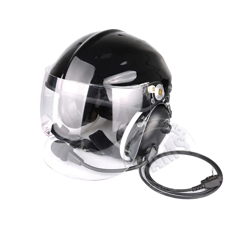 Two way communication  full face helmet Noise Canceling Skydive Paramotor Headset for IC-V80 aviation intercom