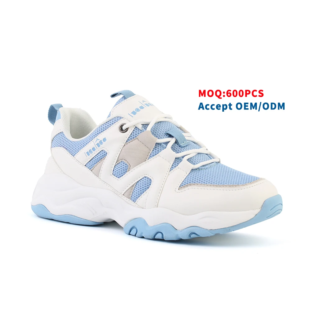 GT-21735W New Fashion Design Hight Increasing Casual Shoe Breathable Mesh OEM branded Sport Woman Shoe