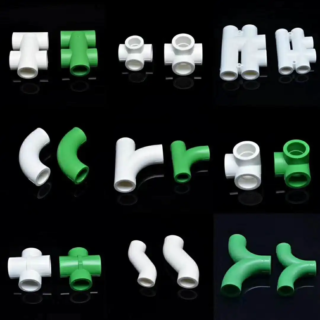 PPR cross fitting  Equal cross fitting replaced bend fitting functionality ppr fitting China factory direct sell