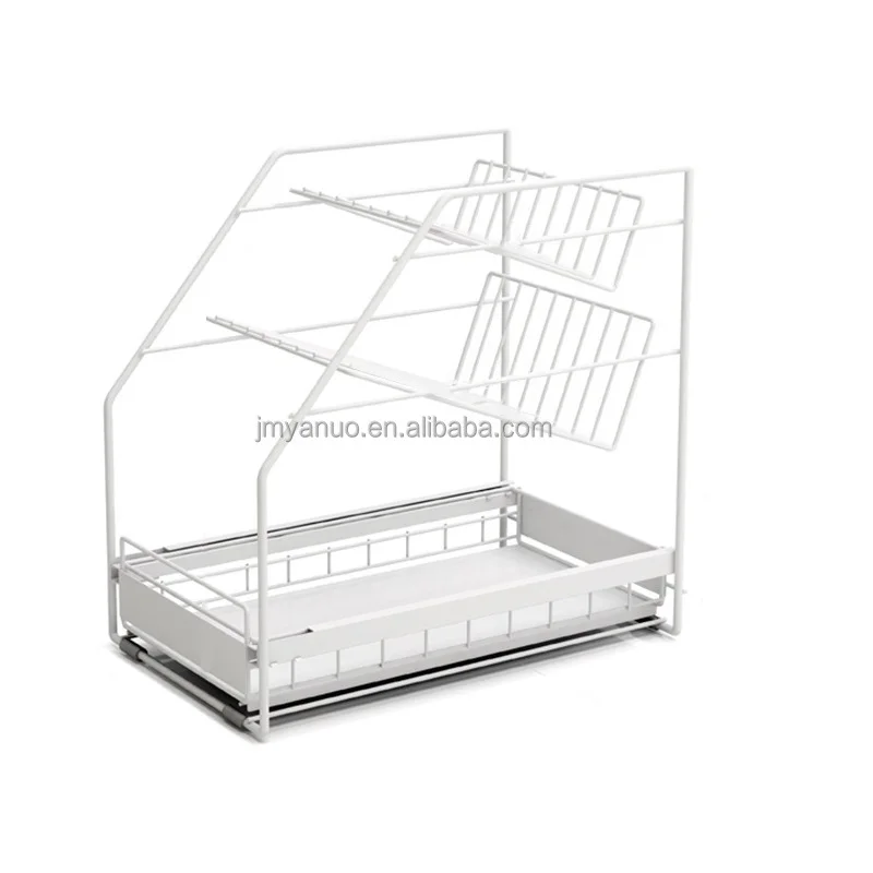 Rectangular Three Layer Tabletop Seasoning Shelves Display Bottle Kitchen Storage Rack