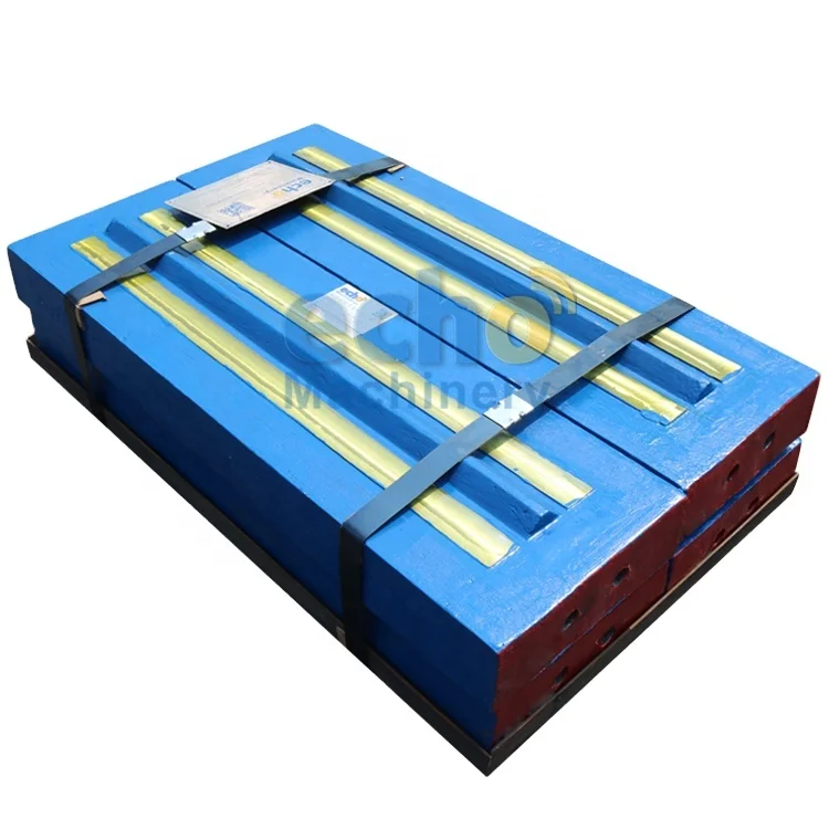 martensitic steel with ceramic NP1007 blow bar for crushing concrete rebar