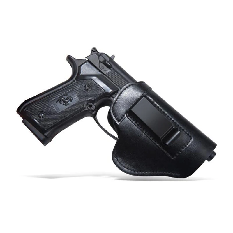 Amazon Hot sale Leather Holster Concealed Genuine Leather Gun Holster for Glock 17/19/26/45 Sig Sauer P226