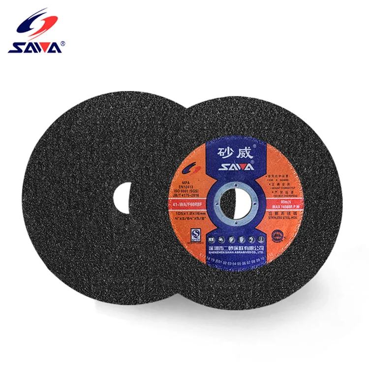 T41 105x1.2x16mm China 4 inch stainless steel abrasive cutting disc