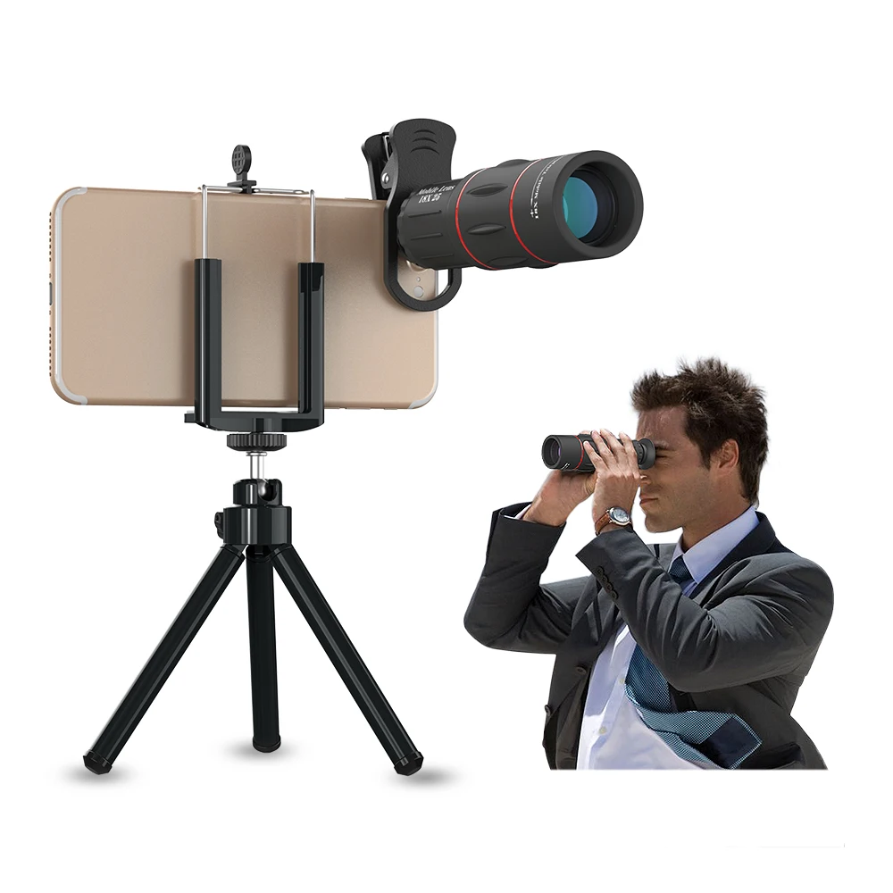  Монокулярный телескоп APEXEL 18x25 с двойным фокусом оптический зум 18X объектив для мобильного