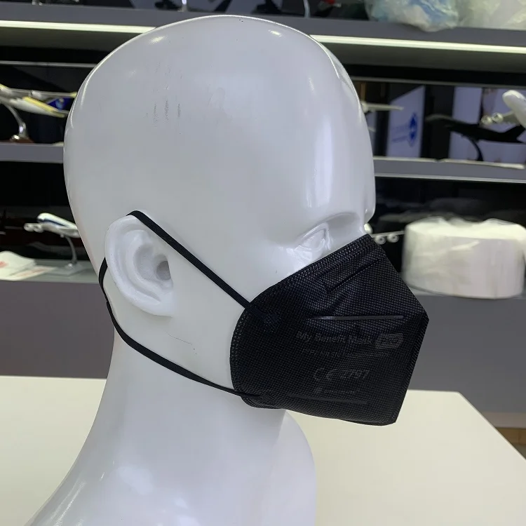 Probtain kn95 ffp2 face mask black with filter