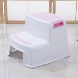 TODDLER DUAL HEIGHT PLASTIC KIDS STEP STOOL FOR POTTY TRAINING