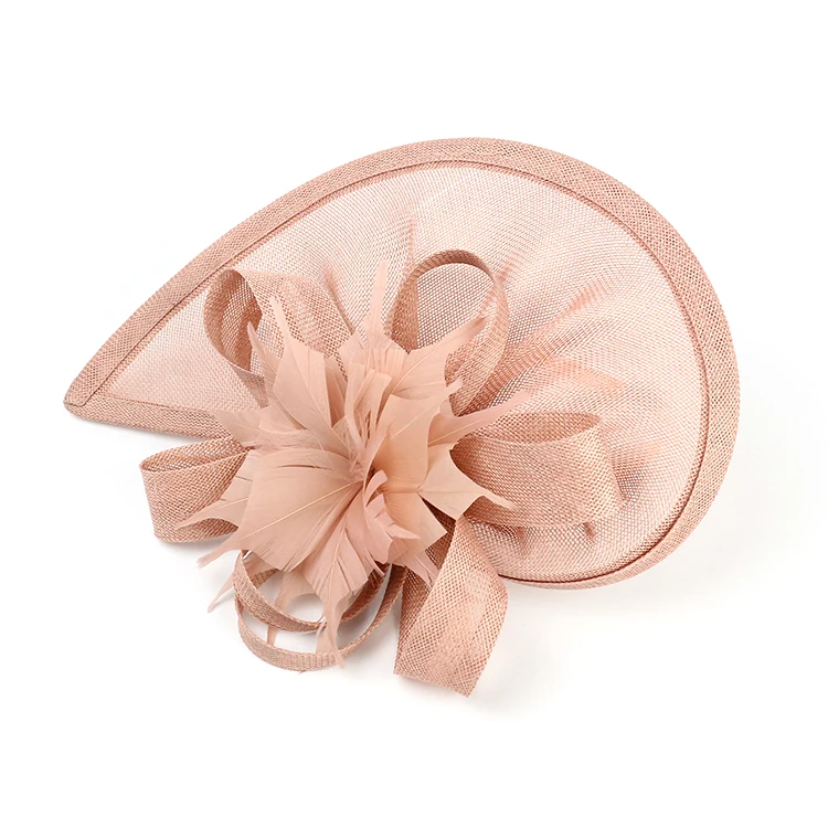 Tea Party Sinamay Fascinator Kentucky Derby Hat Pillbox Hat Headband for Cocktail Wholesale