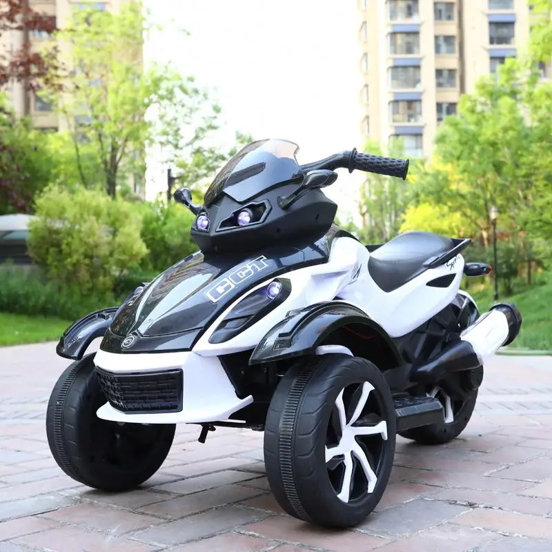 New 12V Electric Motorcycles for Kids Powerful with Light Music 3 Wheels and Early Educational Features Age Range 2-4 Years