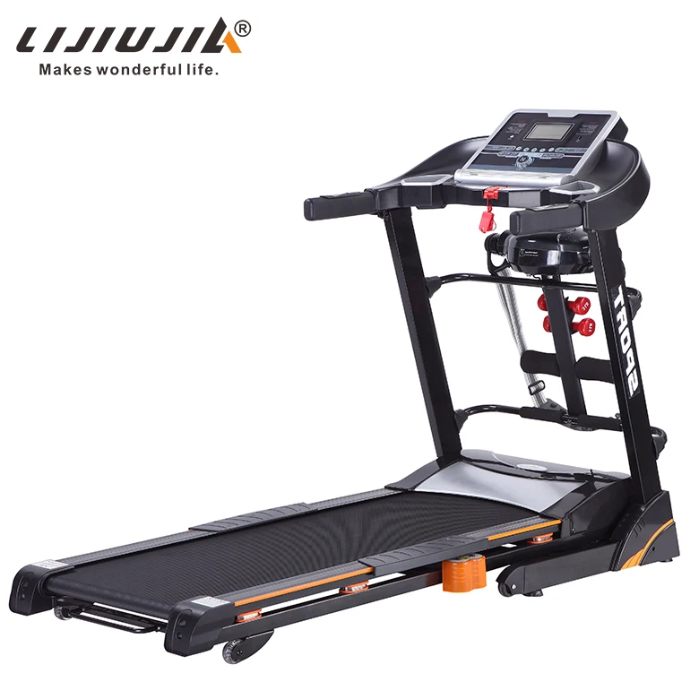 Professional Multifunctional  2 in 1 Indoor House Fit Foldable Treadmill With Massager