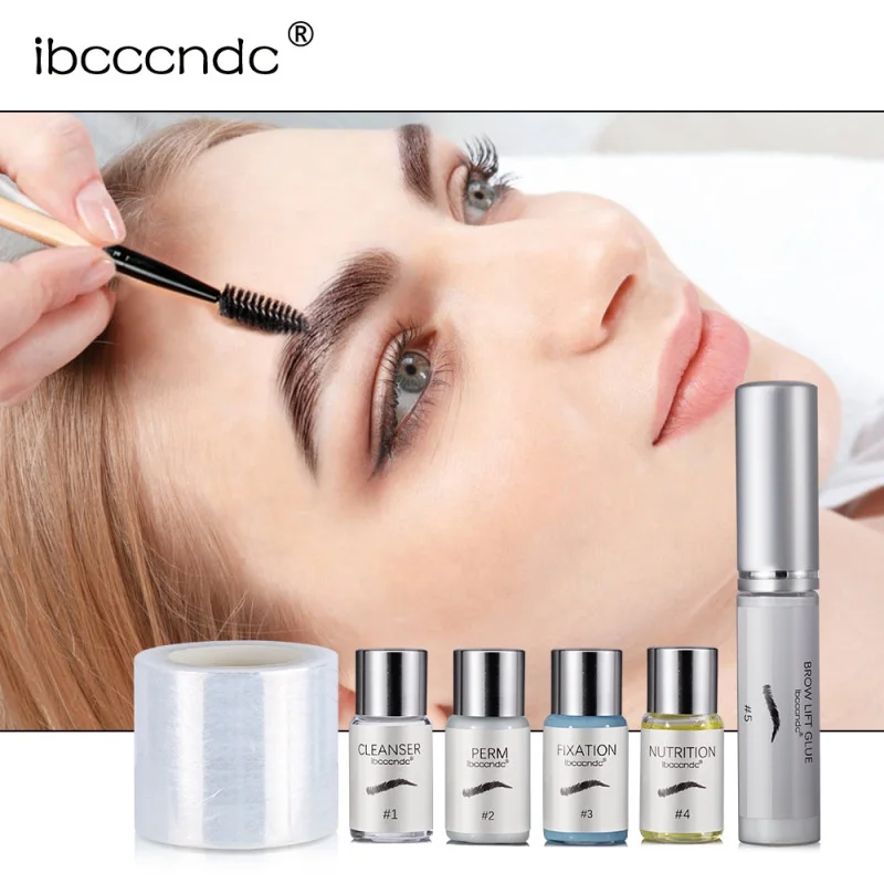 Eyebrow setting agent fast setting eyebrow ironing fixed agent Curling Lashes Salon Home Use
