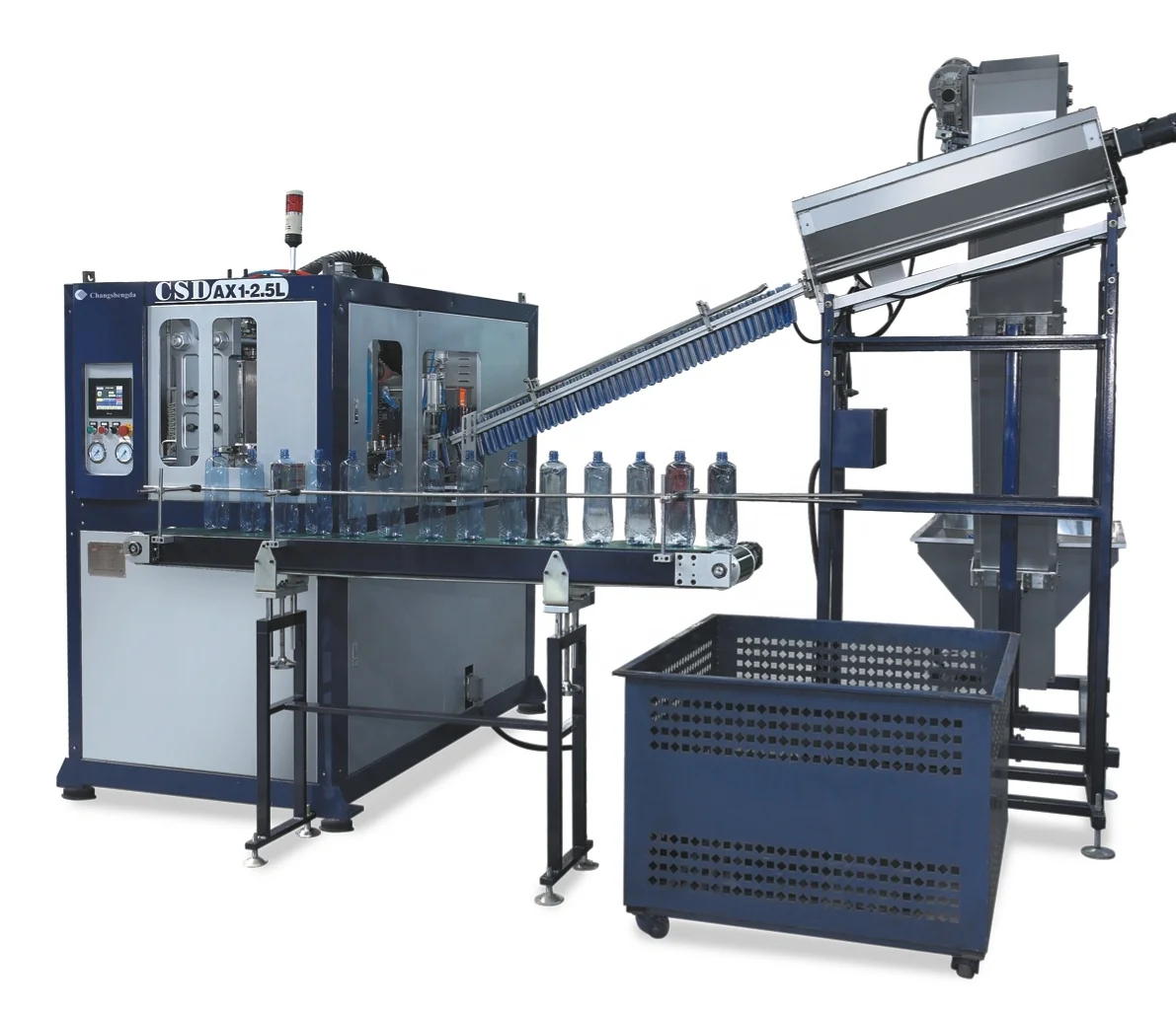 CE Approved with AX Down Blow Series Automatic Blow Molding Machine (CSD-AX3-1.5L)
