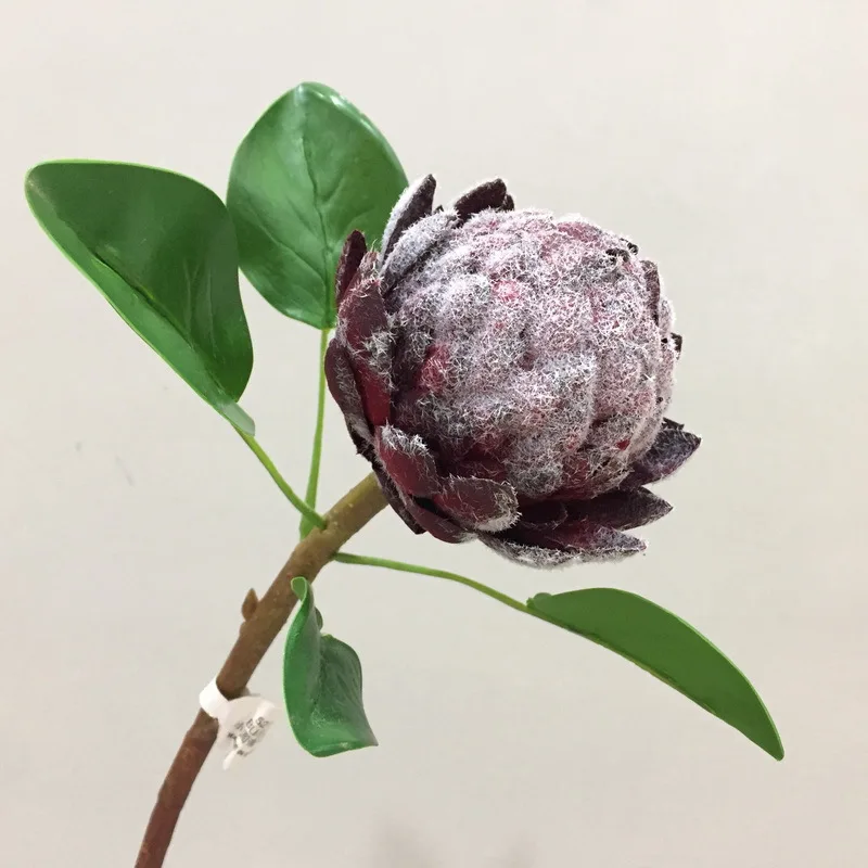 Large-size emulation king protea for home wedding decor protea artificial flowers