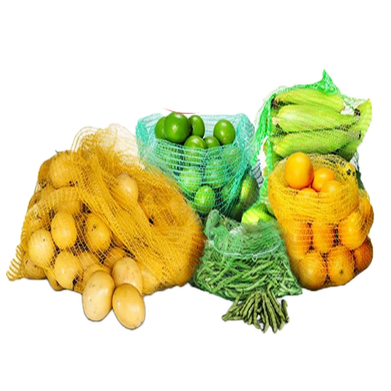 Hot sale fruit and vegetable plastic mesh bag Lemon packing plastic potato/onion bags