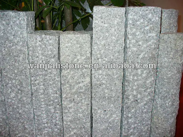 
Cheap Price Grey Stone Garden Palisade, Natural Granite Curbstone For Outside Floor 