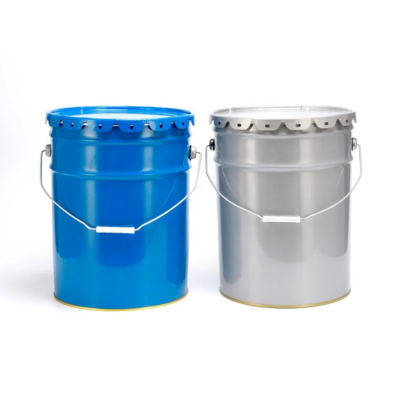 16/18/20 /25 liters industrial use tin bucket export packaging metal drum paint pail with lid