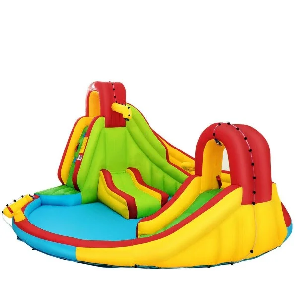 CE certificated little inflatable water park backyard banzai kids park water pool slide playground water park