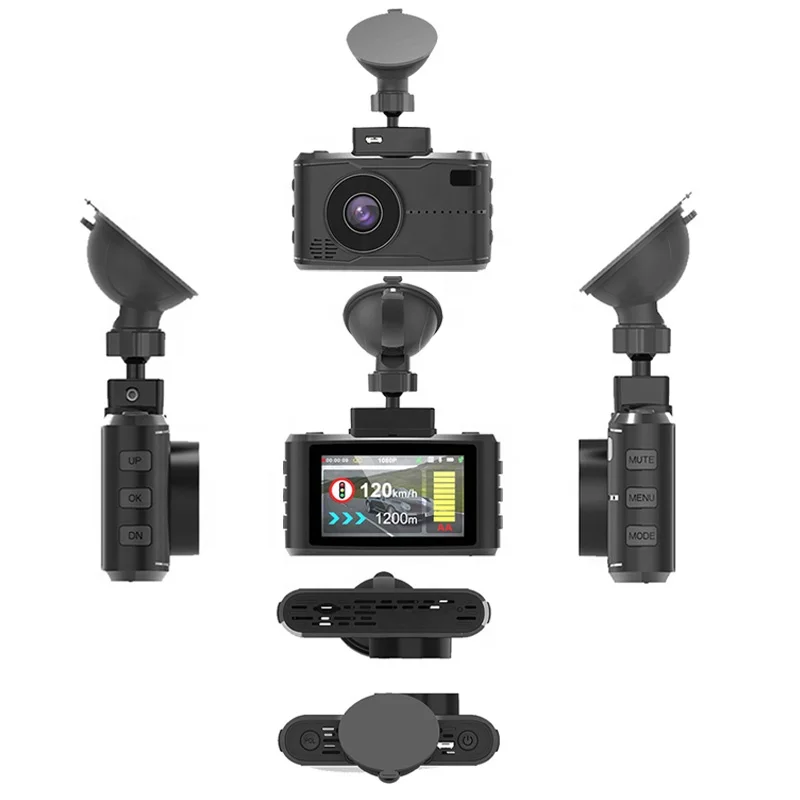 Customizable 1920*1080P fixed mobile speed test English Russian voice broadcast Car Dvr Camera drive recorder