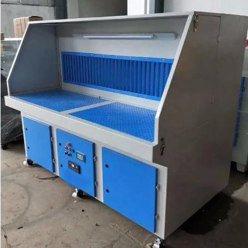 Grinding and dedusting table welding grinding worktable