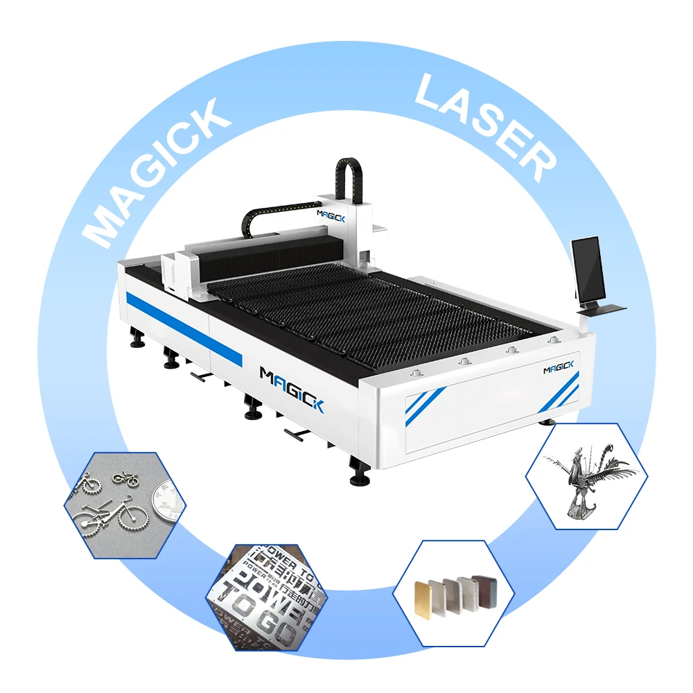 Easy To Operate 3KW Fiber Laser Cutting Machine Low Price