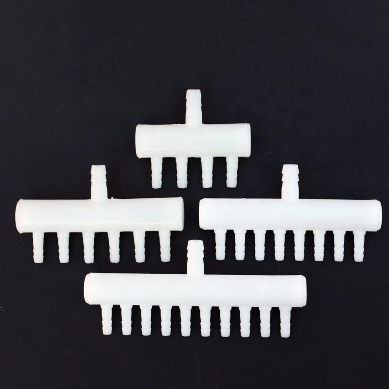 8mm in 4mm out 4/6/8/10/12/16 ways Aquarium Fish Tank Air Pump Connector Control Valve Air Pipe Air Splitter