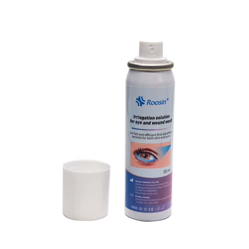 medical eye saline solution for washing
