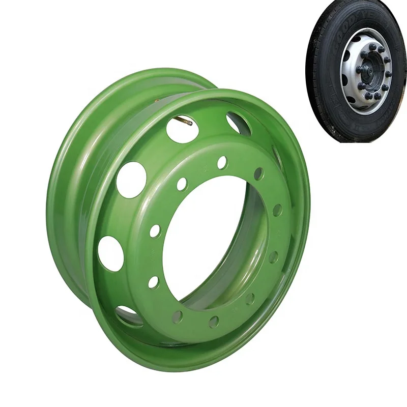 22.5 inch steel Truck rim iron autotrack Wheels fuso wheel