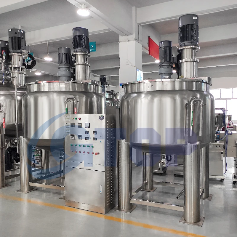 Guanyu 100L  Stainless Steel Batch Reactor Chemicals Reactor Price Steam Heating With Jacket Stirred Tank High Shear