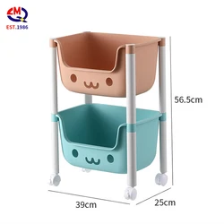 Custom Plastic Kids Furniture Book Shelf Baby Chest Corner Cupboard Rack Drawer Toys Storage Bookshelf Children Cabinets