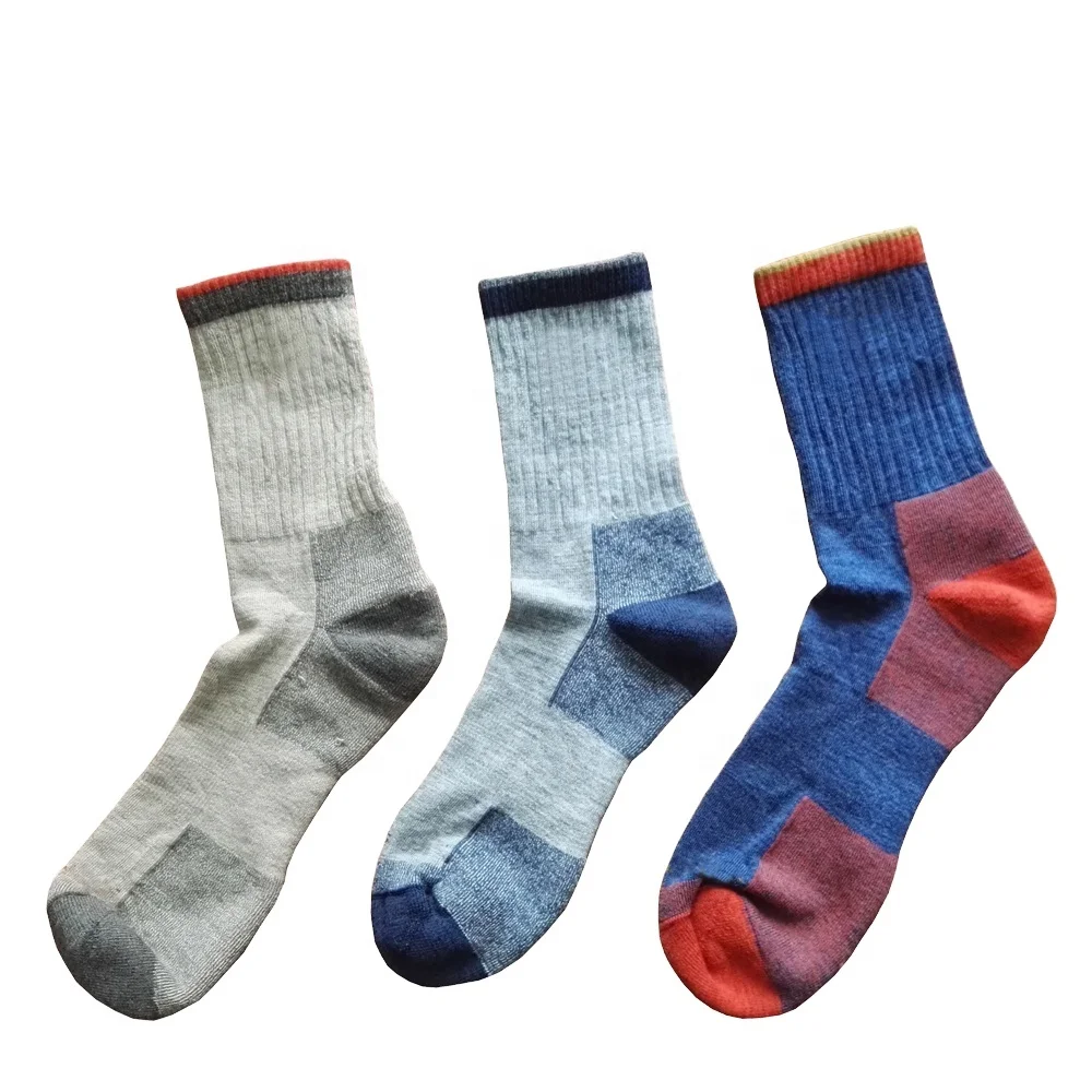 Высококачественные зимние толстые теплые лыжные треккинговые уличные термо мягкие спортивные носки из шерсти