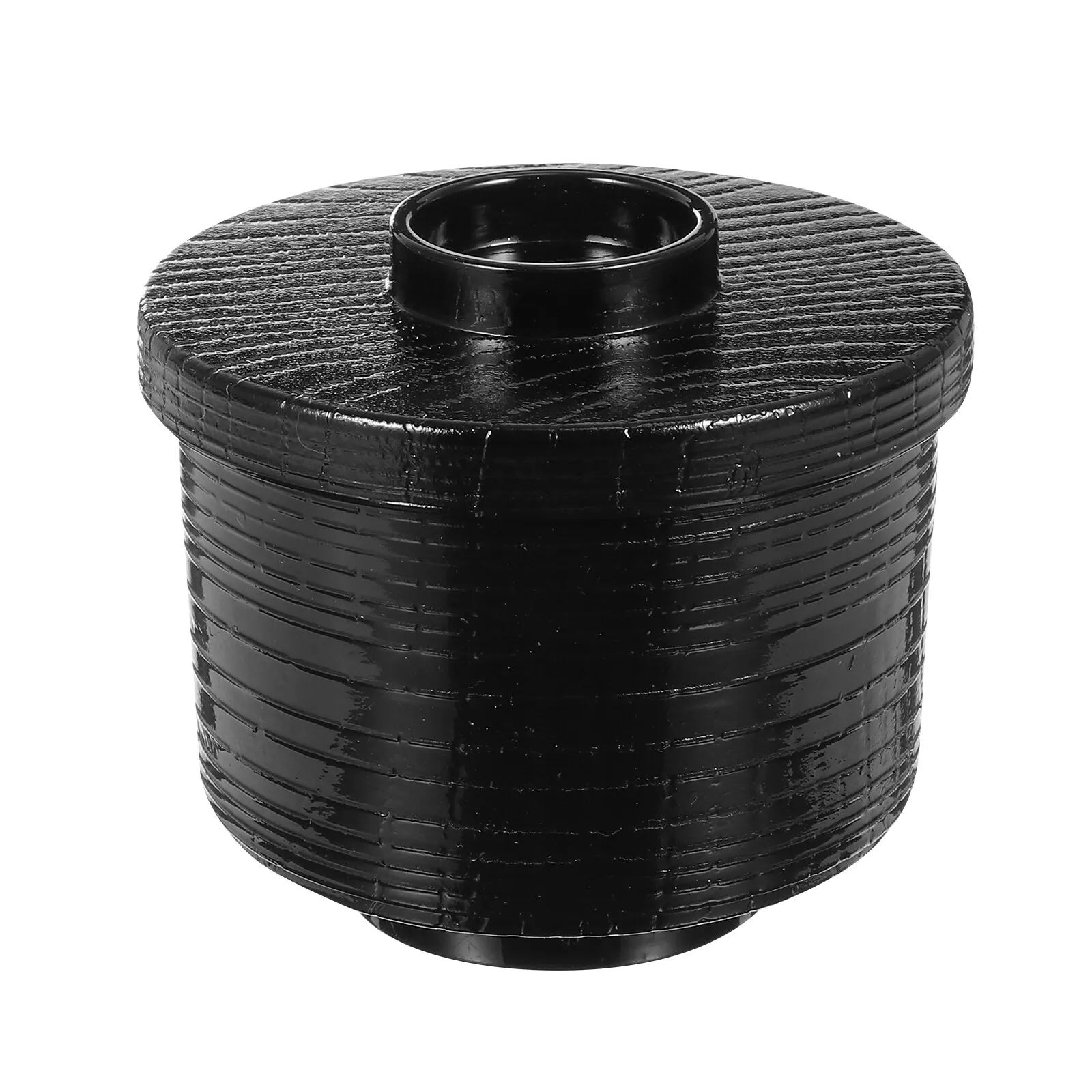 Japanese thread dip hot pot miso soup with lid rice bowl dessert wood grain tableware fast food bowl