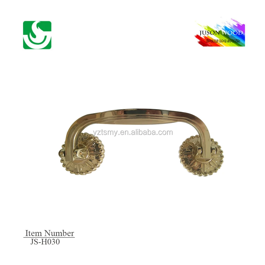 Пластиковые Длинные стержни золотые Угловые ручки для гроба металлические Розничные вращающиеся шкатулок