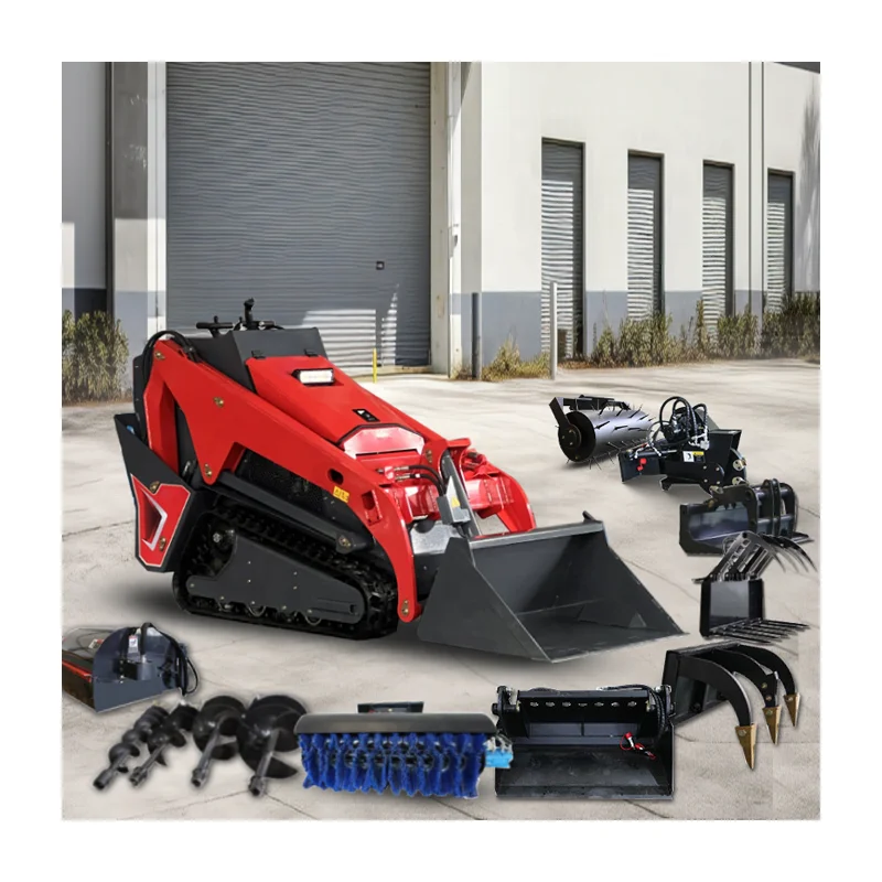Free shipping !!!crawler mini loader diesel mini skid loader construction machinery skid steer loaders