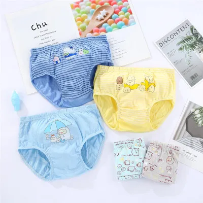 Alibaba Golden Supplier High Level Kids Underwear Cotton Boys Panties Briefs For 1-13 Years Old Boys