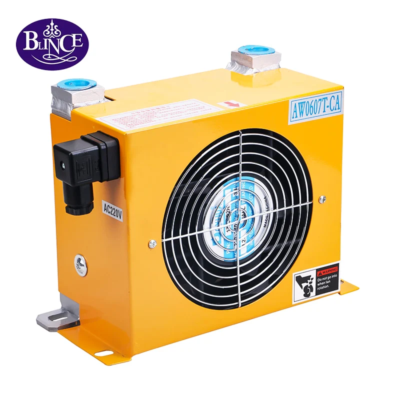 Engineering machinery  use high power fan 1600W 600L/min AH3818T Heat Exchanger hydraulic air coolers