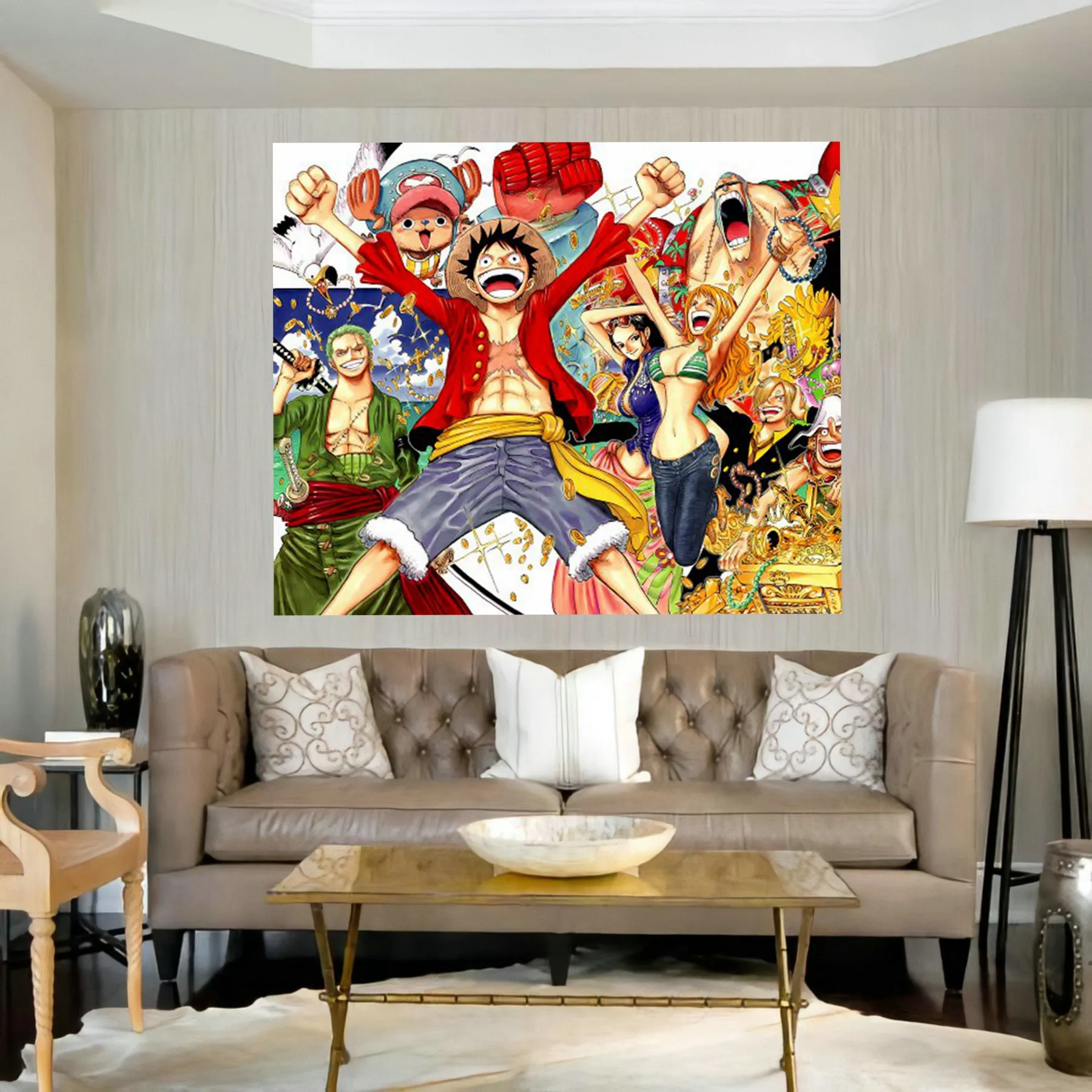5496 One Pieced Animation Anime Poster Room Wallpaper Decorative Painting Luffy Comics Indoor Hanging Picture