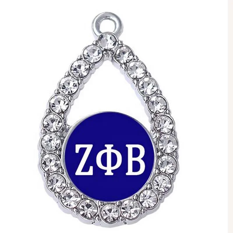 University society ZETA PHI BETA love sorority Jewelry Pendant charm fit Jewelry  Bracelet keychain Earring accessories