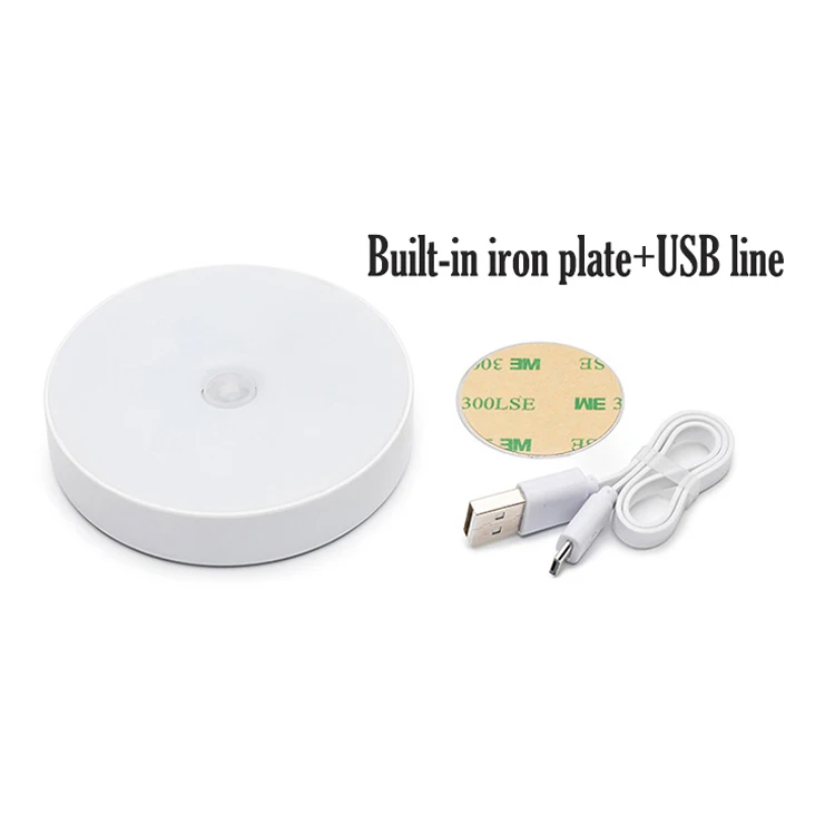 2022 New Indoor Night Lighting Wall Surface Decoration Lamp Magnet Wireless Led Bulb Motion Sensor Led Wall Light