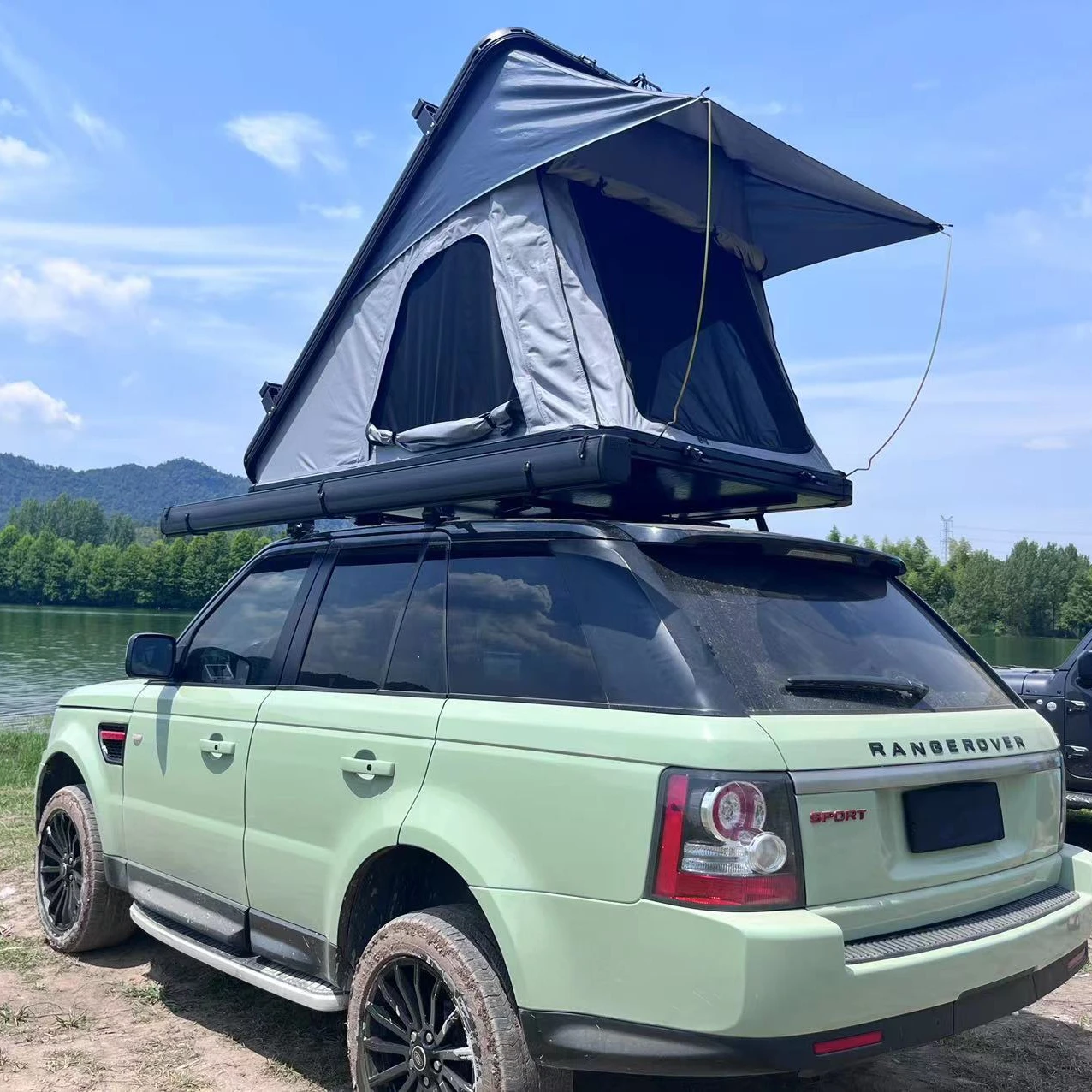 One Stop Service 2-3 Person  tent car camping Hard aluminum tent for family camping