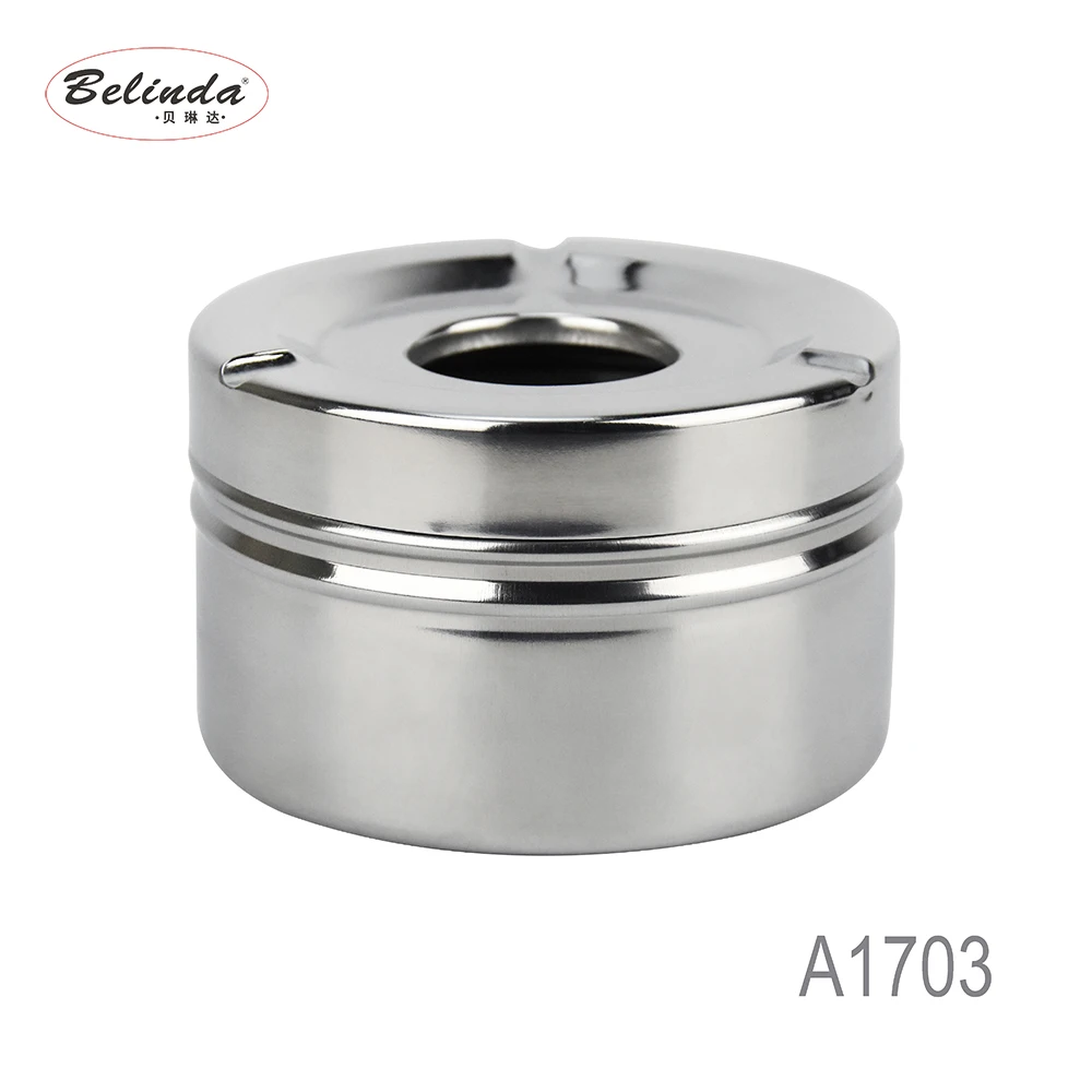 Stainless steel classical ashtray