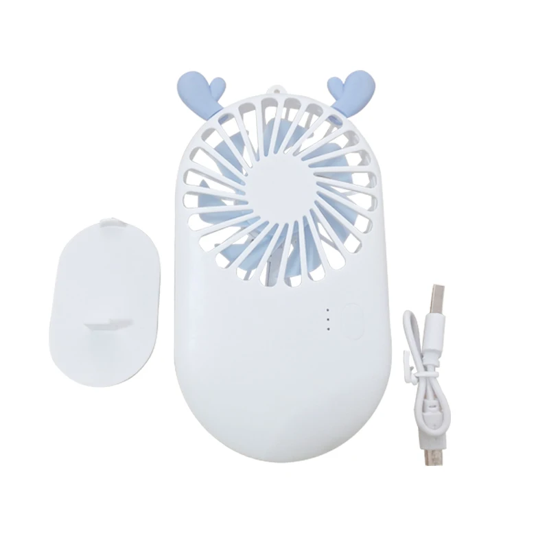 Extra Small Portable Rechargeable Mini Handheld Silent Exhaust Fan Electric with Solar Power Source for Household Use