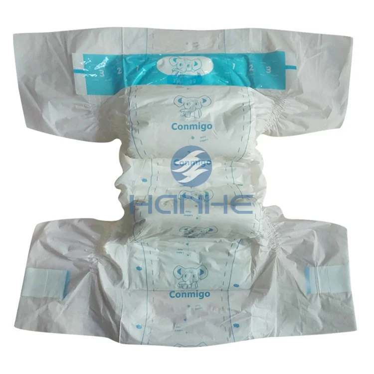 Wholesale Eco Friendly Stocklot Cheapest Disposable Nappies Super Dry Baby Diaper In China