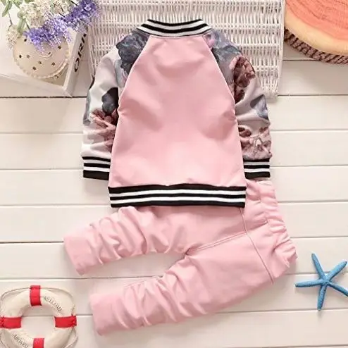 kid clothing set Boys sweatsuits Girls Cotton Tops and Pants 2 piece track suits patchwork kids sweat suits