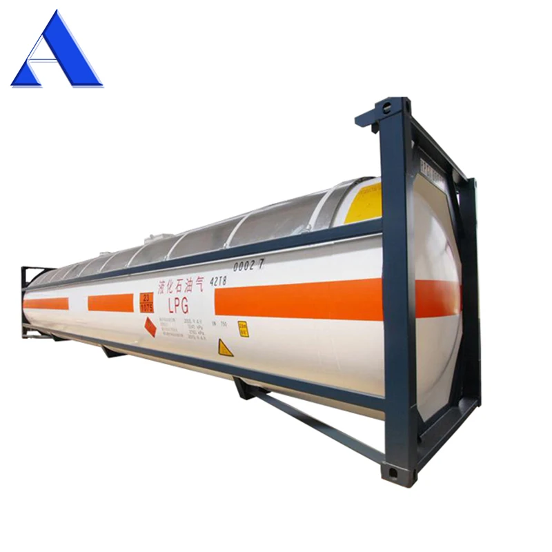 UN T50 Compressed Liquefied Chlorine Gas CL2 40ft ISO Tank Container