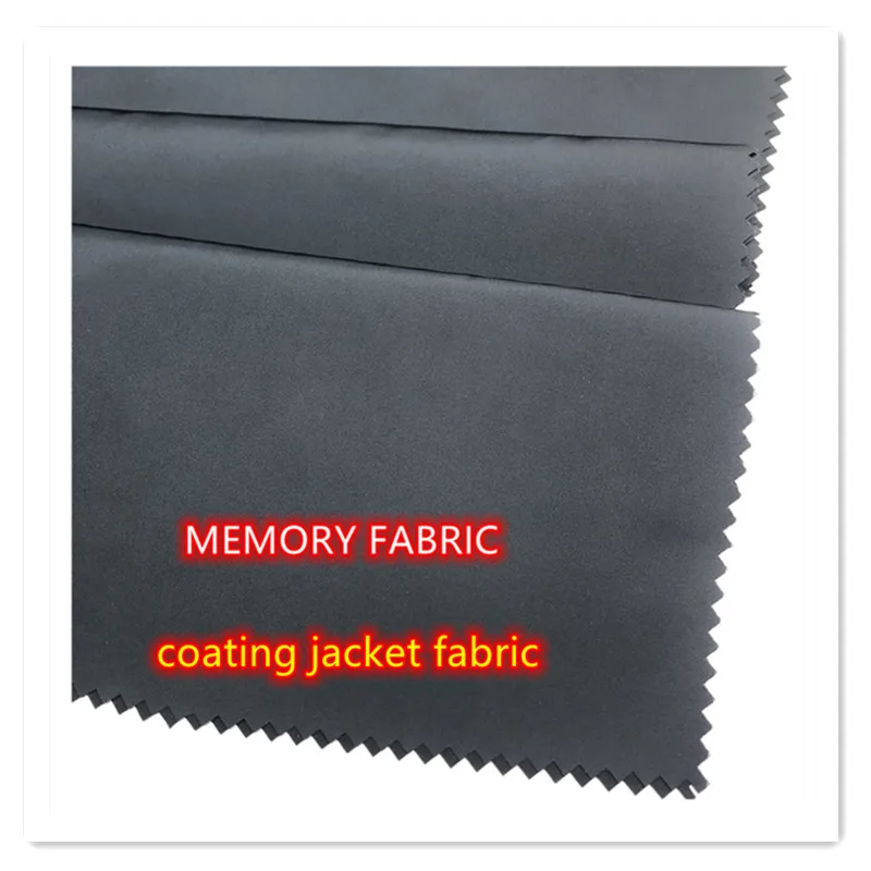 75D twist coating pa imitate 100% polyester memory jacket fabrics