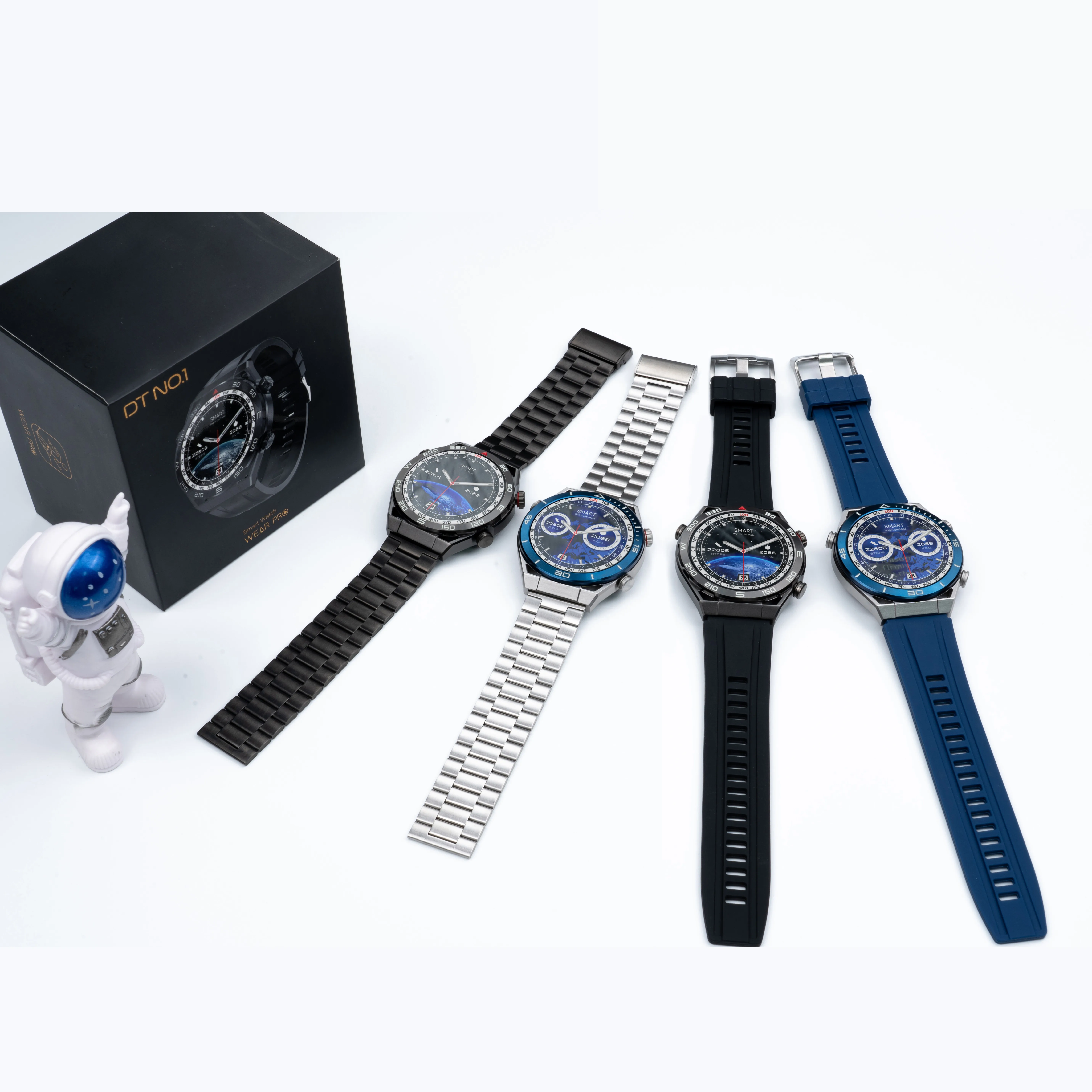 Умные часы DT Ultra Mate, мужские Смарт-часы NFC, 2023 HD-экран, компас, Bluetooth, 100 + спортивный режим, управление здоровьем, Смарт-часы № 1