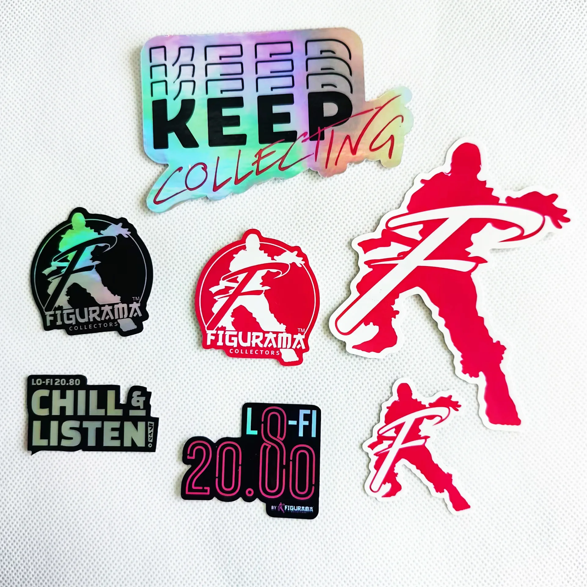 Custom Hologram Die Cut Sticker Adhesive Label Vinyl PVC Waterproof Print Custom Logo 3d Glitter Holographic Stickers for Kids