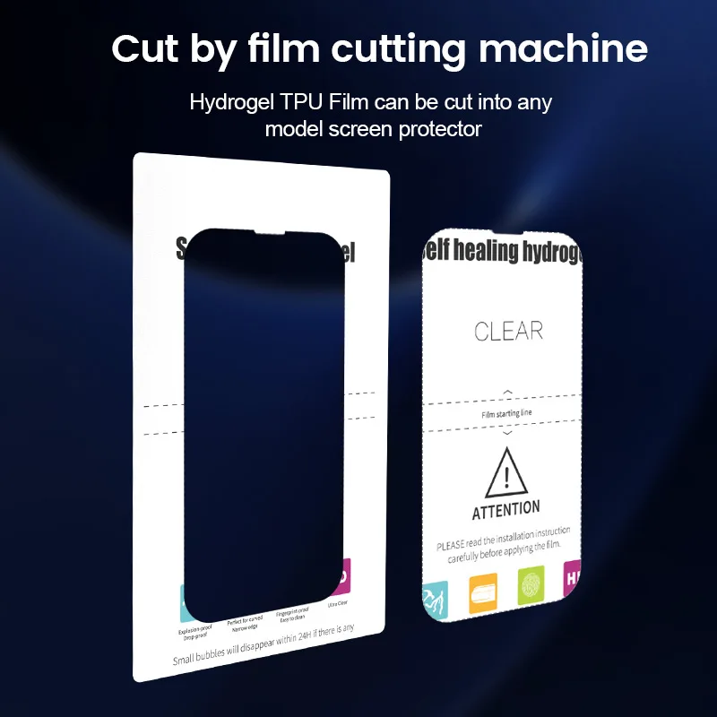 Wholesale anti blue-ray anti-microbial clear TPU privacy hydrog film screen protector for iphone X 11 12 13 pro max mobile phone