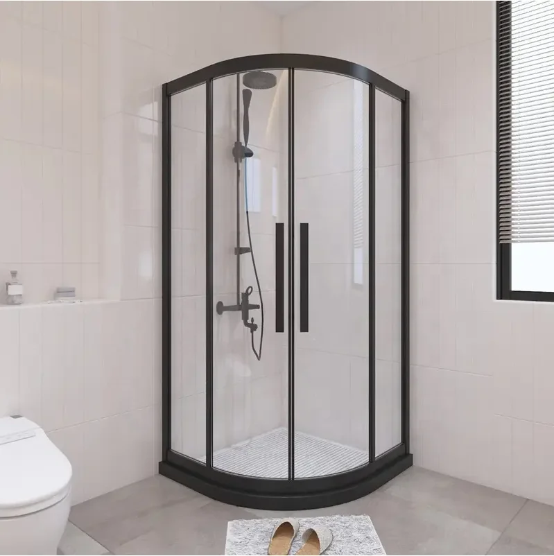 PARTNER GLASS Most Popular Luxury Glass Aluminium Door Automatic Shower Door for Shower Enclosure Shower Rooms